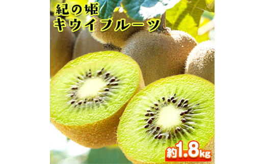 和歌山県紀の川市産 紀の姫キウイフルーツ約1.8kg【サイズお任せ/秀品】 紀の川市厳選館 《1月中旬から4月中旬頃出荷》 和歌山県 紀の川市 果物 フルーツ キウイ 紀の姫