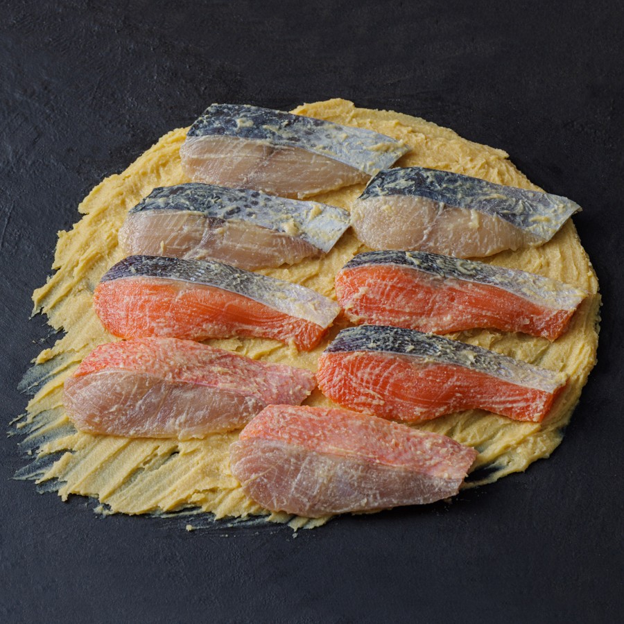 ＜京都一の傳＞『八坂』蔵みそ漬8切入 京都老舗の無添加西京漬 骨取り切身[BG-8]