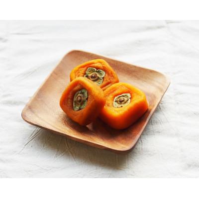 ふるさと納税 由良町 アンポ干し柿用平核無(ヒラタネナシ)生渋柿AP-約4.5-5kg　約22~35果実入り箱