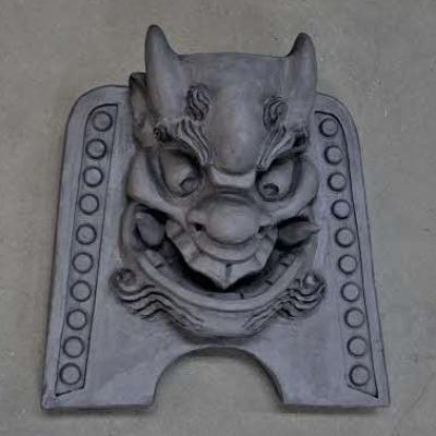 ふるさと納税 平群町 鬼師手作り　阿形の「鬼瓦」