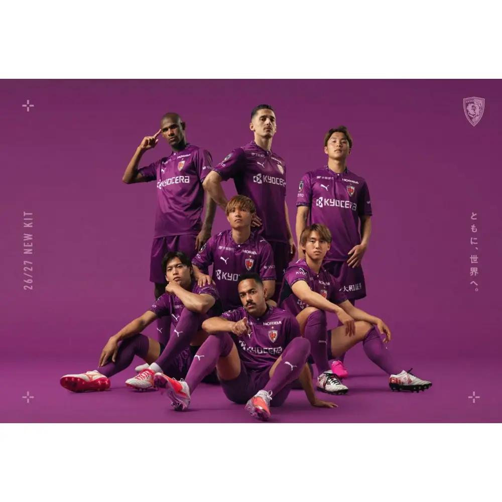 【京都サンガF.C.】2026/27シーズンオーセンティックユニフォーム1st(半袖) 背番号&ネーム加工なし Lサイズ｜サッカー ユニフォーム 人気
