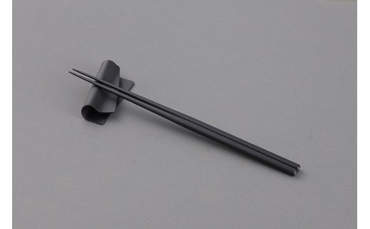 
            irogami 箸・箸置きセット マットブラック FC014092
          