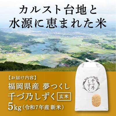 ふるさと納税 苅田町 【令和7年産 新米先行受付】福岡県産 夢つくし【千づ乃しずく】5kg 玄米 |  | 02