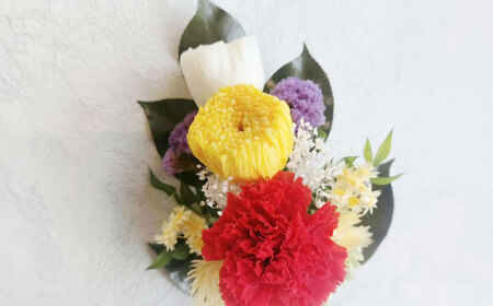 プリザーブドフラワーの枯れない仏花 【花のひより園】 お供え 弔花 彼岸[AEAX002]