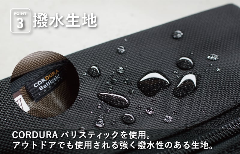 【スピード発送】ハンドルポーチ ネイビー 撥水生地 G2821