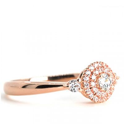 ふるさと納税 笛吹市 K18PG ダイヤモンドリング　0.26CT　R3975DI-R #15 |  | 01