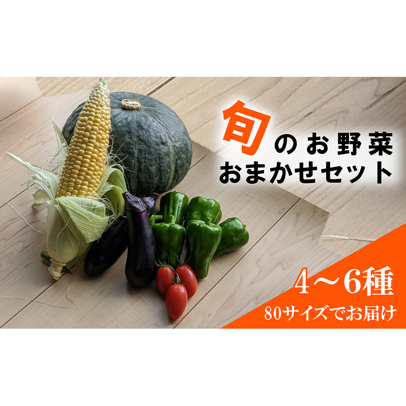 旬の野菜おまかせセット4～6種 80サイズ箱でお届け 猪苗代産 野菜 新鮮 野菜セット 農家直送 産地直送 詰め合わせ おまかせ