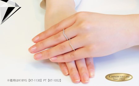 指輪 ウェーブダイヤモンドリング K18 イエローゴールド アクセサリー