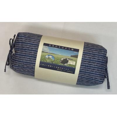 ふるさと納税 泉大津市 伝統を感じる　そばがら　まくら　【坊主枕 　民芸】　約17×36cm　GY |  | 01