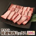 【ふるさと納税】 博多和牛 特選焼肉ミックス 300g 2人前 3種類 ロース カルビ モモ 牛肉 お肉 セット 詰め合わせ 食べ比べ BBQ バーベキュー 福岡県産 国産 冷凍 送料無料