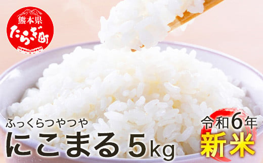 
【 令和6年 新米 】 米どころ 多良木町産 にこまる 5kg 新米 お米 精米 白米 ご飯 お米 うるち米 ふっくら もちもち 均ちゃん農園 多良木町 008-0670
