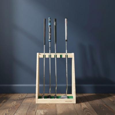 ふるさと納税 横手市 WOOD WORKS ゴルフクラブスタンド パターラック5本用 【本体カラー:ナチュラル】 |  | 01