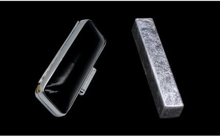 【甲州手彫印章　煌雅印】名刺印　象牙7.5mm角　（印材選択）[5839-1572] 金箔象牙・牛革赤ケース