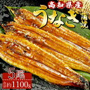 【ふるさと納税】高知県産養殖うなぎ蒲焼 5尾(合計約1100g) - タレ付き たれ 丑の日 鰻 ウナギ かばやき 蒲焼き うな丼 うな重 送料無料 須崎市道の駅 ギフト お礼 御礼 感謝 贈答 贈り物 高知県 香南市【冷凍】ss-0036