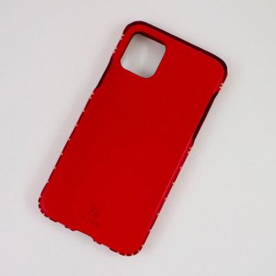 ふるさと納税 七尾市 【iPhone16用】本革ケース・レッド