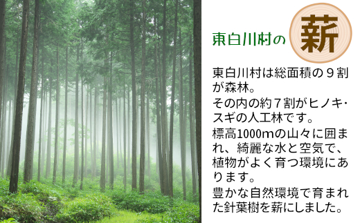 東濃ヒノキ薪 中割〜大割 約16kg 皮付き 中割 大割 薪ストーブ アウトドア キャンプ 焚火 暖炉 薪 まき 桧 ひのき ヒノキ 雑貨 日用品 東白川村
