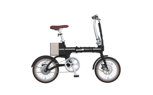 電動アシストオリタタミ自転車　tabico　mini　ナイトブラック【1617232】