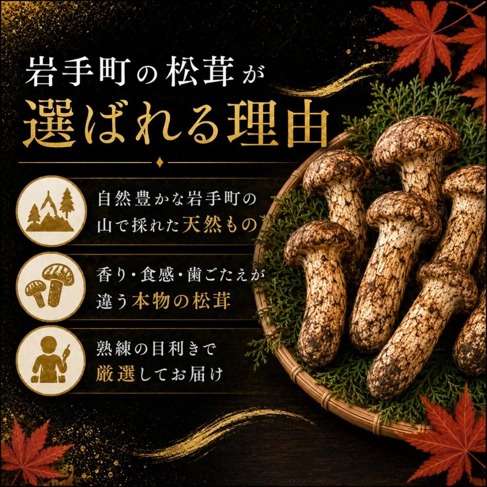 【先行予約】まつたけ 400g 岩手町産 天然 まつたけ