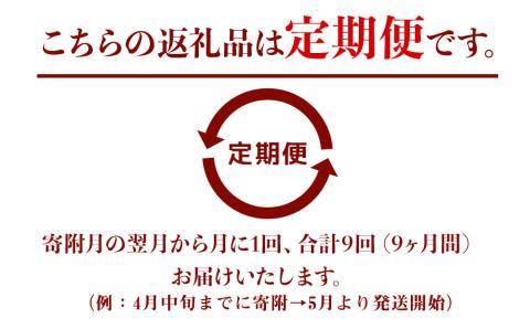 【先行予約】【9ヶ月定期便】九州米・食味コンクール最優秀賞受賞 令和6年産 大分県中津市産 やまくに誉 つや姫  5kg×2袋 (毎月1回)   お米 精米 白米 九州産 熨斗対応可