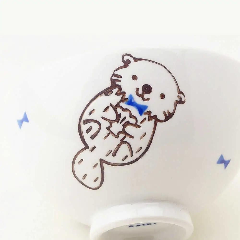 【波佐見焼】茶碗 ラッコ 食器【大貴セラミックス】[HF14]