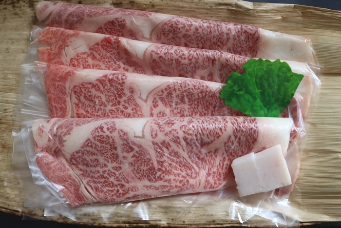 チルド 宇陀里牛 ロース 薄切り シート巻き 約500g ／ ふるさと納税 ふるさと 牛肉 肉 500g クラシタ リブロース サーロイン すき焼き しゃぶしゃぶ 焼きしゃぶ 和牛 父の日 正月 お中元 お土産 お歳暮 薄切り 奈良県 宇陀市 光福久屋