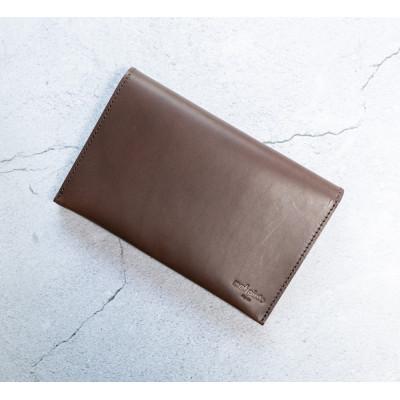 ふるさと納税 大川市 maf pinto 通帳ケース カードケース付き 本革 ダークブラウン