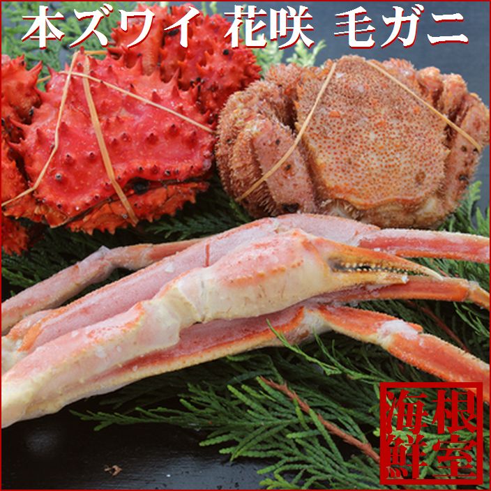 【ふるさと納税】 本ズワイガニ・花咲ガニ・毛ガニセット！ 花咲がに 花咲 花咲かに 花咲蟹 かに カニ 蟹 ズワイ ずわい ずわいがに ズワイ蟹 ずわい蟹 毛がに 毛蟹 けがに ケガニ お取り寄せ グルメ 海鮮 北海道 根室市 C-57025
