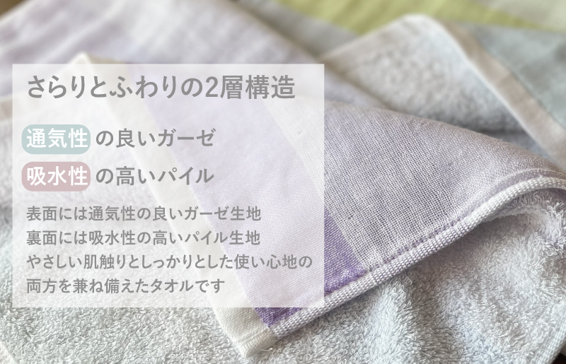 【お歳暮対応】空色タオル 4枚セット (天晴1枚／虹1枚／夕陽1枚／夜空1枚)【ハンドタオル 泉州タオル 日本製 ギフト 贈り物】 G3174o_イメージ2
