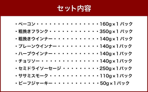 さんだかん 道産肉の無添加燻製 多彩な9品セット