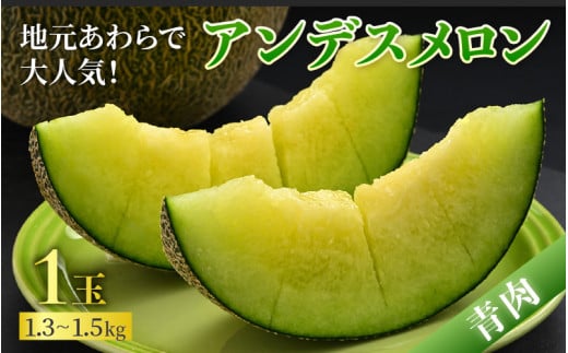【先行予約】佐藤農園の赤肉と青肉食べ比べ計2玉（レノンメロン・アンデスメロン）農家直送 秀品 お届け！ / フルーツ くだもの 特産 旬 夏 果物 完熟  メロン 朝どれ 美味しい お取り寄せ 贈答 