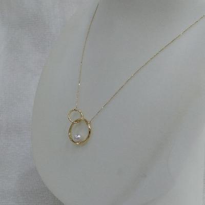 ふるさと納税 鳥羽市 伊勢志摩あこや本真珠ネックレスダブルサークルK18 300-17 |  | 02
