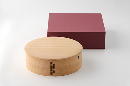 1025P6001 【大館曲げわっぱ】おひつ(3合)浅型 【配送日指定不可】