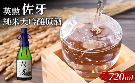 日本酒 英勲 佐牙 純米大吟醸原酒 日本酒