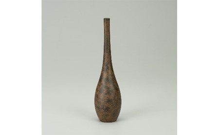 【高岡銅器】花入 そろり 赤錆色 民芸品 工芸品 伝統技術 インテリア  FAD-0647