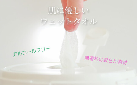ウェットタオル 大判（18cm×40cm）厚手 さわやかたおるちゃん （詰め替え 徳用 150枚入） ×2個 合計300枚 介護 赤ちゃん ペット 国産 アルコールフリー 無香料【SPC】