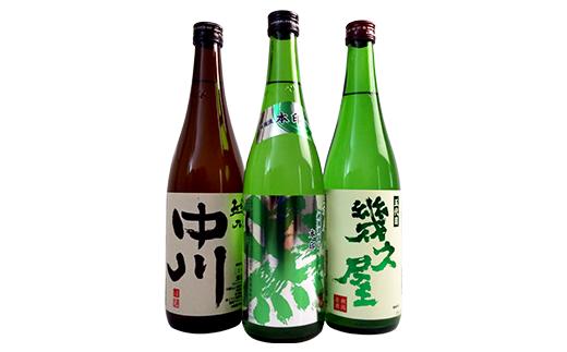 
C1-40越後銘門酒会オリジナル飲み比べセット（７２０ｍｌ×３本）
