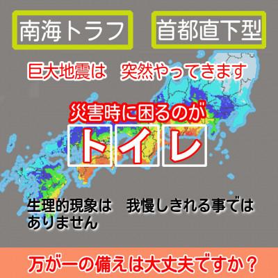 ふるさと納税 忠岡町 日本製 非常用トイレ トイレ凝固剤 銀イオンのちから 100包セット(防災グッズ 防災トイレ) |  | 01