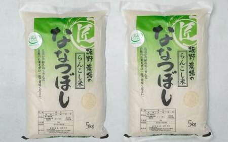 令和7年産 らんこし米 ななつぼし10kg（5kg×2）