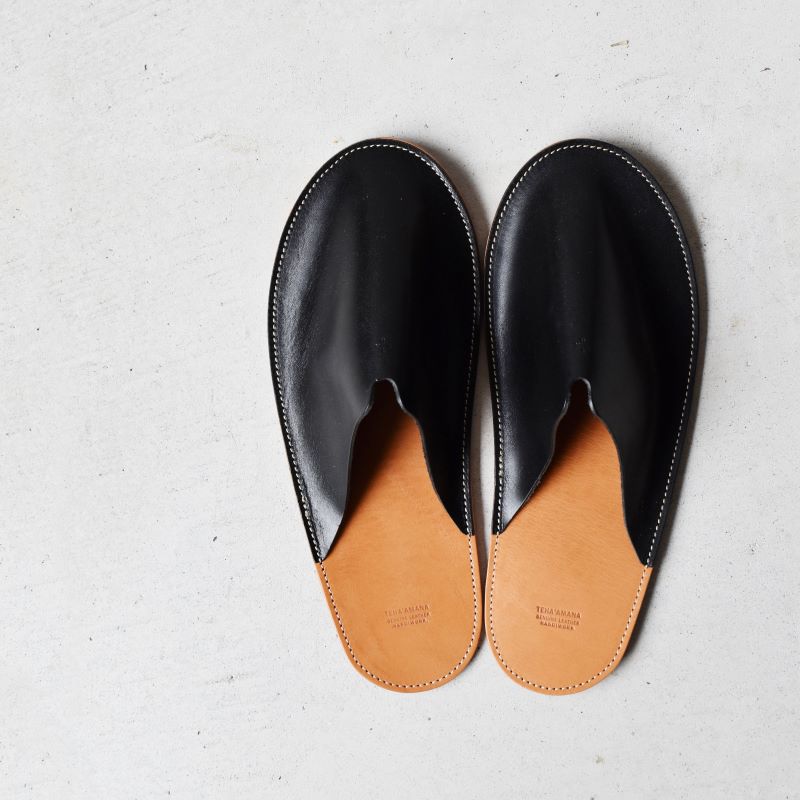 Teha’amana Slipper Basic M テハマナ スリッパ ベーシック M グリーン 革 皮 雑貨 おしゃれ レザー 本革 こだわりの逸品 地域特産品 ギフト 自分用 人気 おすすめ