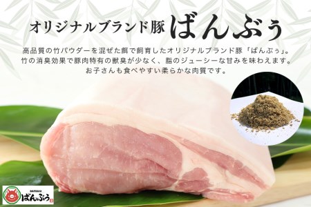 ブランド豚「ばんぶぅ」小分け ロース とんかつ用 1kg（500g×2パック） 冷凍便 1キロ 大容量 たっぷり 豚肉 豚ロース トンカツ ロースかつ ロースカツ 豚カツ ロースカツ丼 ロースかつ丼 