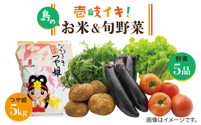 
            壱岐産 つや姫 5kg・旬の野菜 5品《壱岐市》【壱岐市農業協同組合】[JBO003] 野菜 やさい 旬 季節 セット 詰め合わせ 産地直送 新鮮 サラダ 米 お米 ご飯 ごはん 白米 つや姫 5キロ 19000 19000円
          