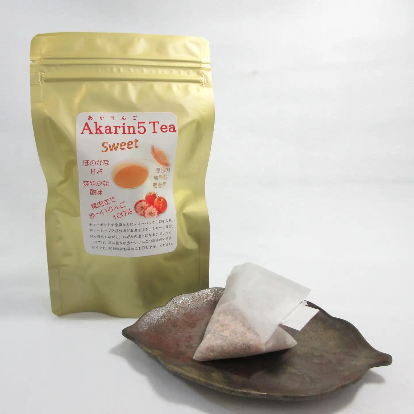 アップルティー Akarin5TeaSweet 1袋（5パック）りんご茶ノンカフェイン【甘酸っぱい】青森県五所川原市 ＡＣＴ 御所川原