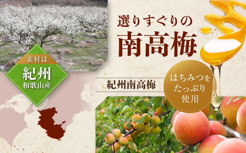 紀州南高梅 はちみつ極 塩分約6％ 850g ［YM10w］