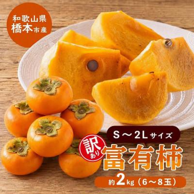ふるさと納税 橋本市 柿【先行受付】柳フルーツ園(訳あり)富有柿 約2kg