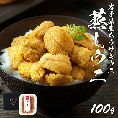 【ふるさと納税】岩手県産 雲丹 蒸しうに 100g ムラサキウニ【配送不可地域：離島】【1618558】