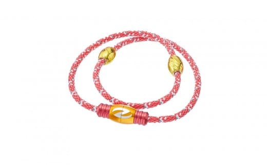 【Lサイズ】ザオラル・リカバリーネックレス　RD/GD | 横浜市 Lサイズ 健康アクセサリー 血行促進 回復力向上 パフォーマンスアップ