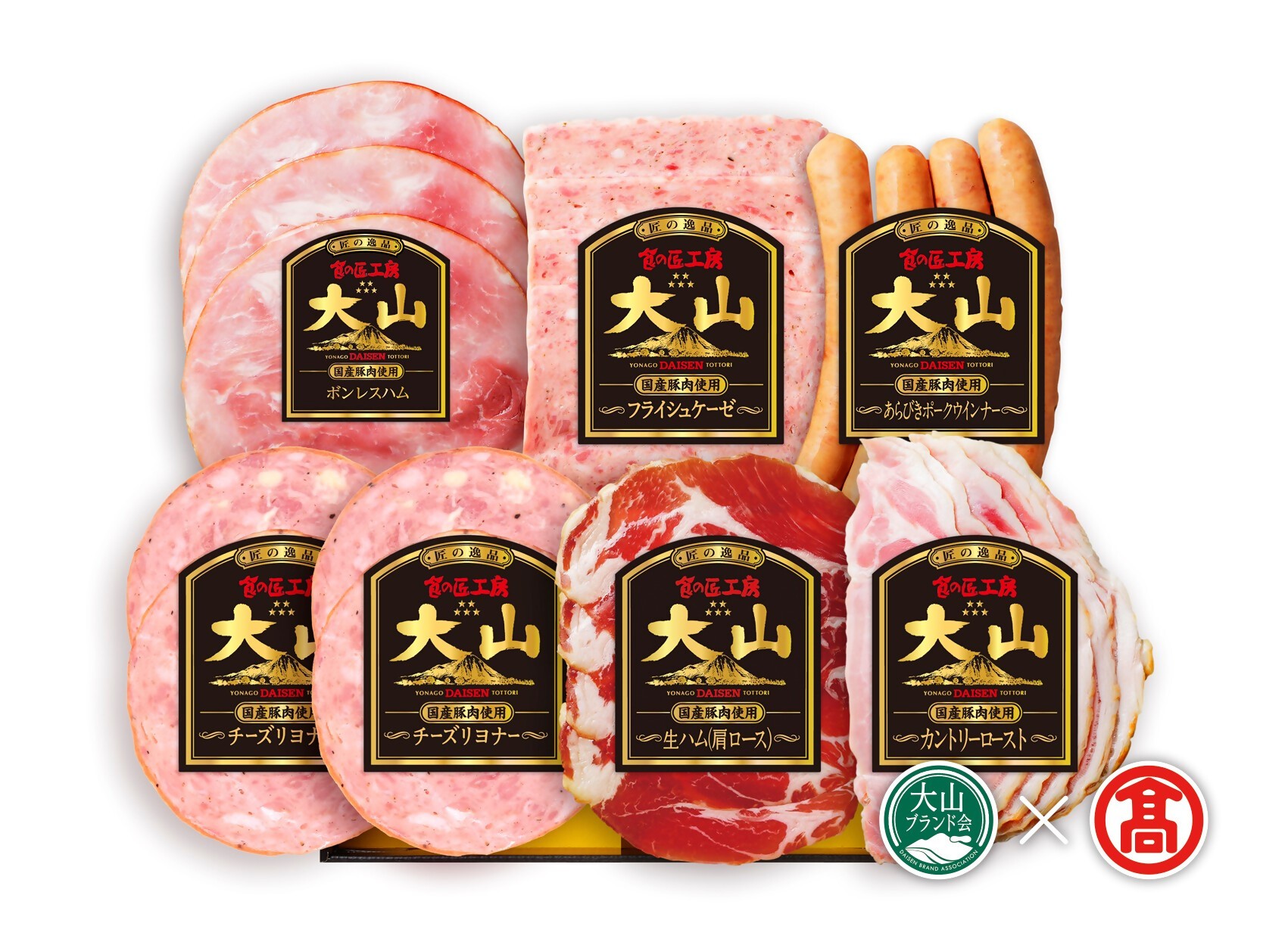 
                  AA4<大山ハム＞食の匠工房6種7品詰合せ
                