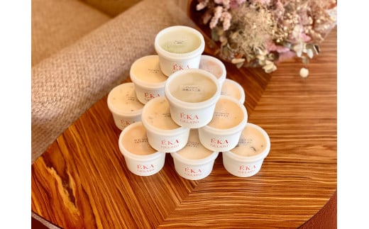 1544　ÉKA GELATO ジェラート12個セット