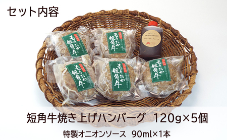 短角牛100％使用！ ハンバーグ 5個 ハンバーグ 国産ハンバーグ 惣菜 温めるだけ 冷凍 ソース付き はんばーぐ もりおか短角牛 ブランド牛 ハンバーグ はんばーぐ 小分け 個包装 冷凍 hambu