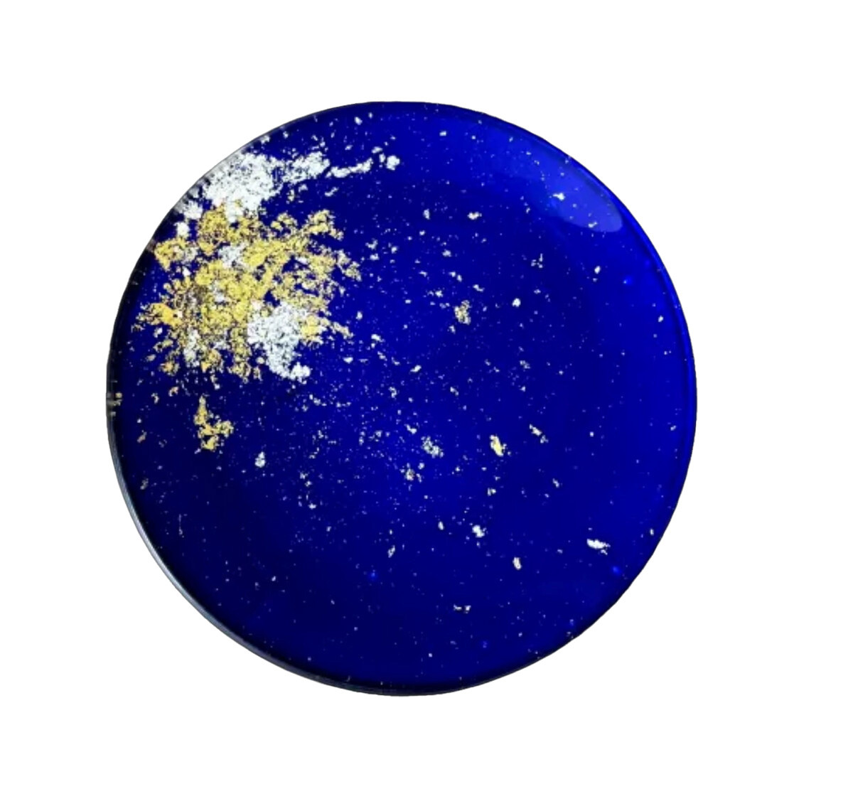 丸小皿 古代（金箔）瑠璃色［NF174］ 303446_CU90081VC02